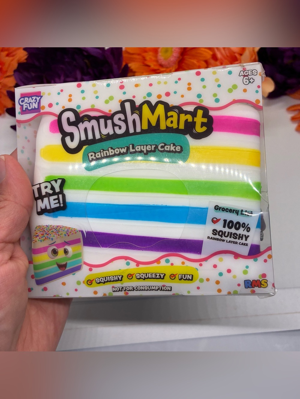 RAINBOW LAYER CAKE SMUSH MART NEW